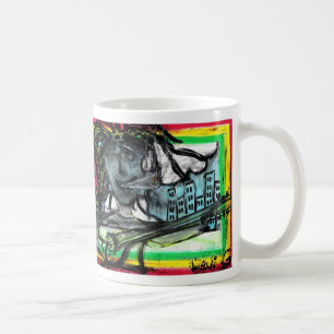 "He Montag" Öl-Pastell durch Levi Glassrock Tasse
