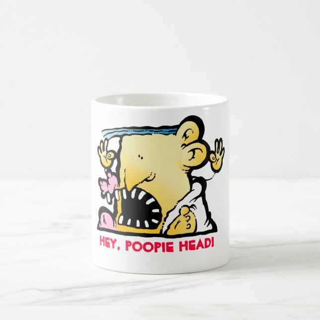 He, Poopie Kopf! Kaffeetasse (Mittel)
