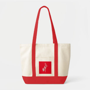 He Rose Red Tote Bag Tragetasche