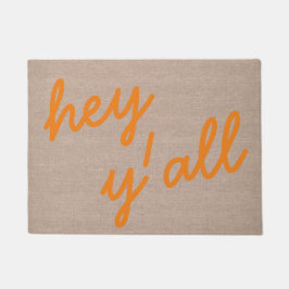 He Sie lustige hallozitat-Hipster-Spaßleinwand Fußmatte