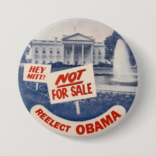 He wählen Mitt Obama wieder Button
