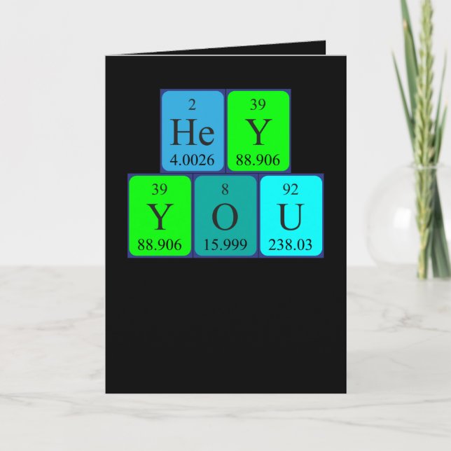 He you Birthday card 6 Karte (Vorderseite)
