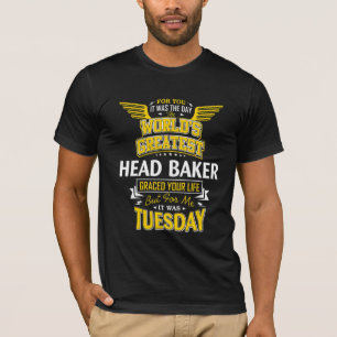 Head Baker Idea Weltbest Head Baker T-Shirt