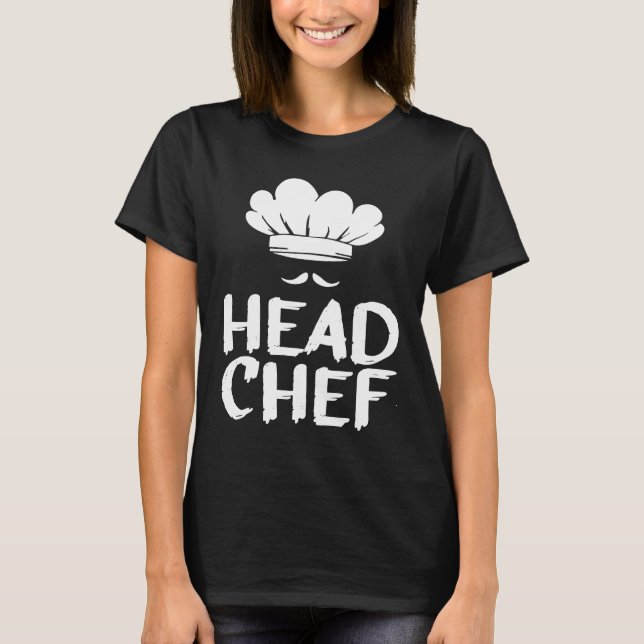 Head Chef Motive for a Cooking Chef T-Shirt (Vorderseite)