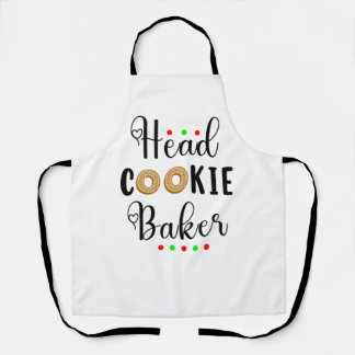 Head Cookie Baker Weihnachtsgebäck Schürze