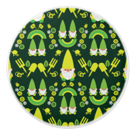 Head Garden Gnome Gardener Keramikknauf