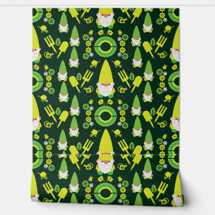 Head Garden Gnome Gardener Tapete