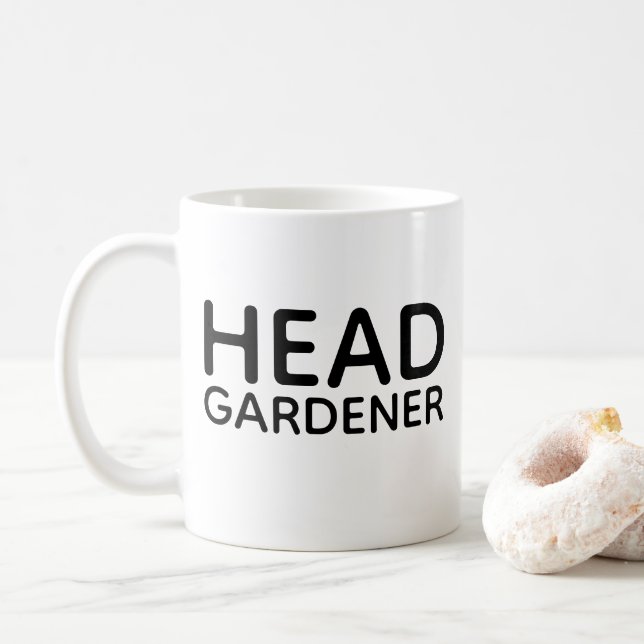 Head Gardener coffee Tasse (Mit Donut)