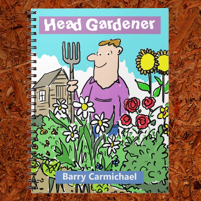 Head Gardener Garening Notebook Notizblock (Von Creator hochgeladen)
