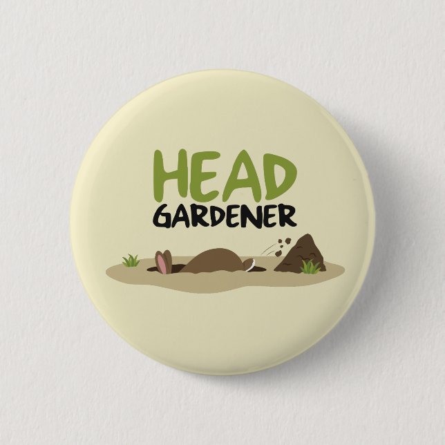 Head Gardener Illustration Button (Vorderseite)