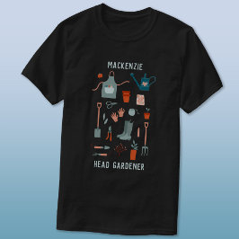 Head Gardener Personalisiert T-Shirt