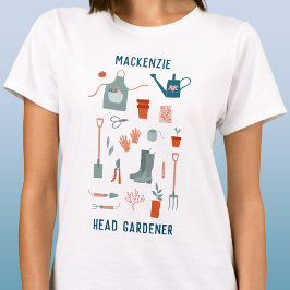 Head Gardener Personalisiert T-Shirt
