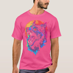 Head Halloween Mythology Wolf Shifter Lycan T-Shirt
