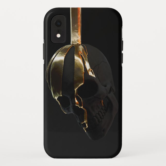 Head of a golden black structure Case-Mate iPhone hülle (Rückseite)