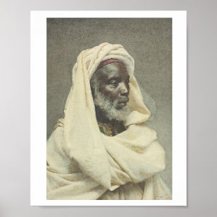 Head of a Moor by  Tapiro y Baro Poster