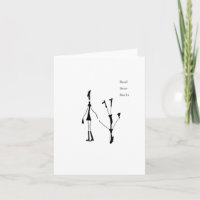 Head Over Heels Ladys Card