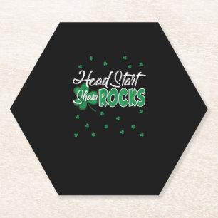 Head Start Kleeblatts St. Patrick's Day School Shi Untersetzer