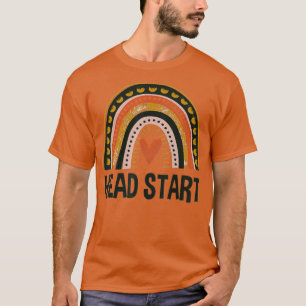 Head Start Rainbow Squad Girls Boys Teacher Back T T-Shirt