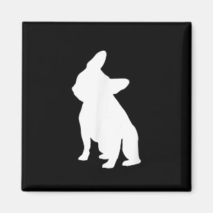 Head Tilt Apparel Frenchie Head Bulldog Lover Gesc Magnet