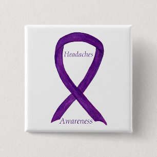 Headaches Sensibilisierungsband Benutzerdefinierte Button