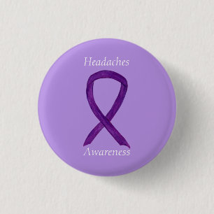 Headaches Sensibilisierungsband Benutzerdefinierte Button