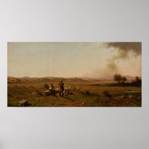 Heade - Jäger ruhen 1863 Poster