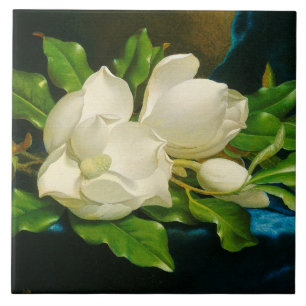 Heade Magnolia Blume Blüten Keramik Tile Fliese