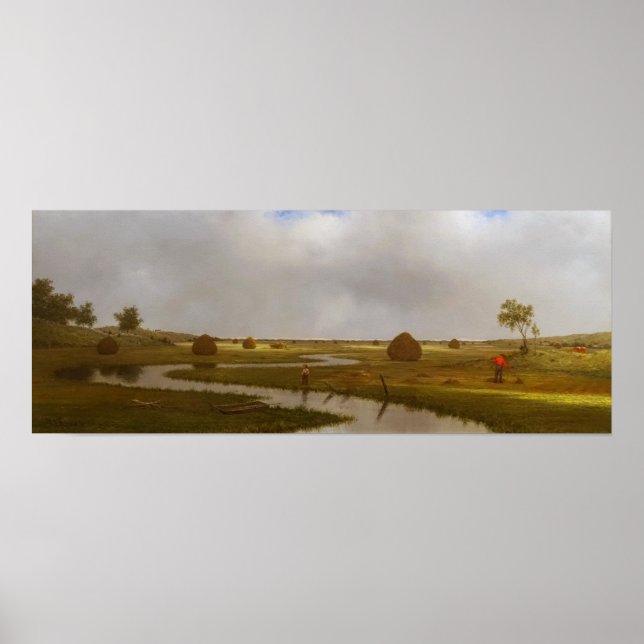 Heade - Marshfield Meadows 1878 Poster (Vorne)