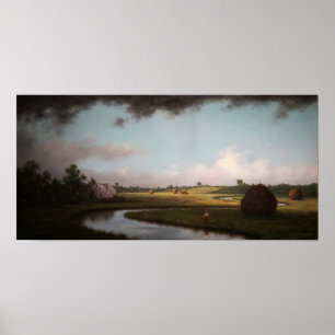Heade - Newburyport Marschlands - Herannahender St Poster