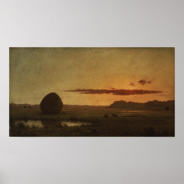 Heade - Sunset Newburyport Meadows Poster (Vorne)