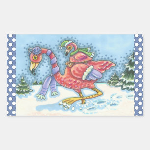 HEADING SÜDPINK FLAMINGOS URLAUB STICKER