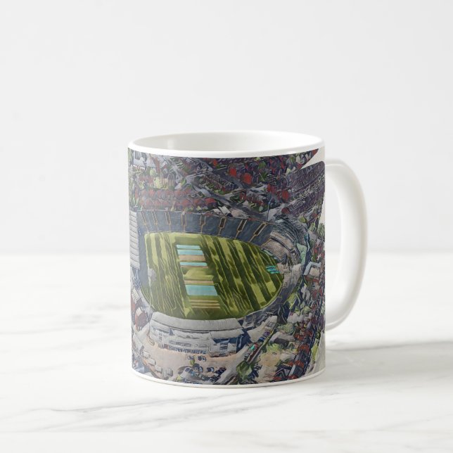 Headingley Cricket & Rugby Stadiums, Leeds Kaffeetasse (VorderseiteRechts)