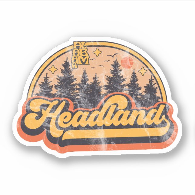 Headland, Alabama Aufkleber (Vorderseite)