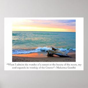 Headlands Sunset Poster