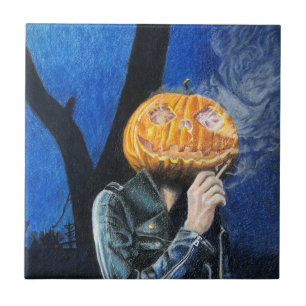 Headless Biker Fliese