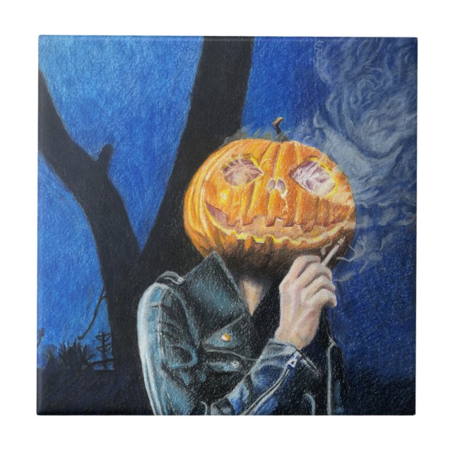 Headless Biker Fliese (Vorderseite)