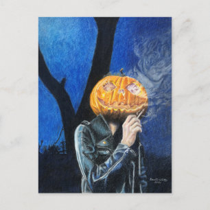 Headless Biker Postkarte