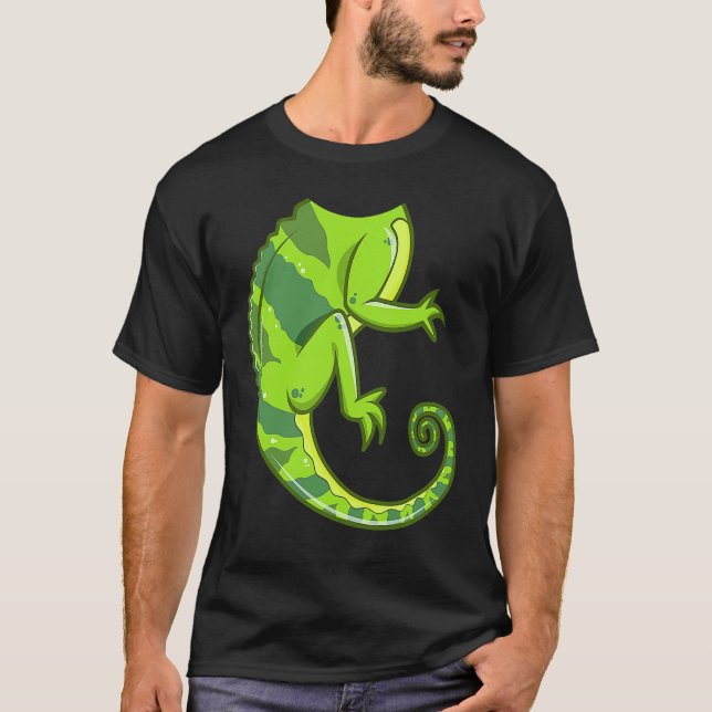 Headless Chameleon Lizard Halloween Costume DIY Ou T-Shirt (Vorderseite)