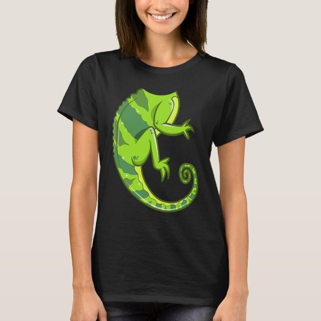 Headless Chameleon Lizard Halloween Costume DIY Ou T-Shirt (Vorderseite)