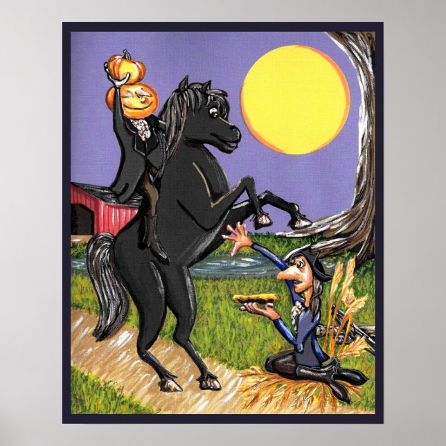 Headless Horseman Ichabod Crane Poster (Vorne)