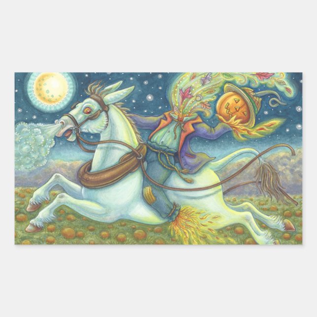 HEADLESS HORSEMAN SCARECROW & MULE STICKERS Rec. (Vorderseite)