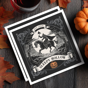 Headless Horseman Sleepy Hollow Halloween Serviette