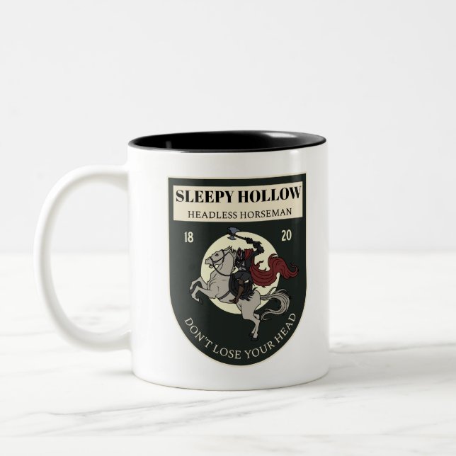 Headless Horseman Zweifarbige Tasse (Links)
