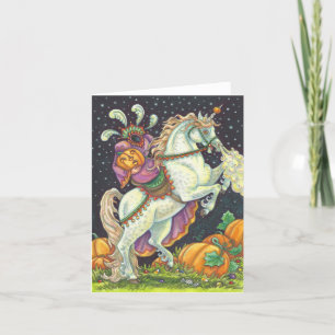 HEADLESS HORSEWOMAN GREETOMAN NOTE CARD Blank Karte