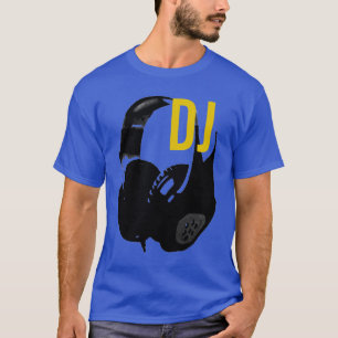 Headphone Pop Art DJ Disk Jockey T-Shirt