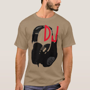 Headphone Pop Art DJ Disk Jockey T-Shirt