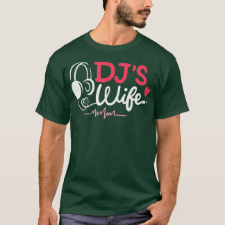 Headphones Disc Jockey Music Lover Funny DJs Ehefr T-Shirt