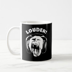 Headphones Monkey Loud Music Lover Kaffeetasse