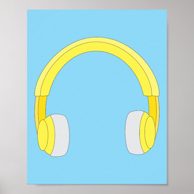 Headphones Poster (Vorne)