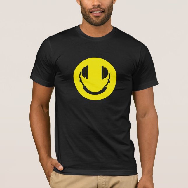 Headphones Smile T-Shirt (Vorderseite)